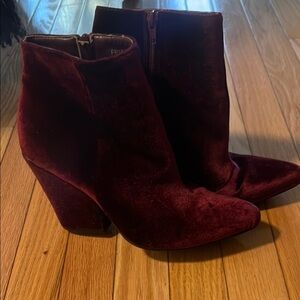 Burgundy Bootie